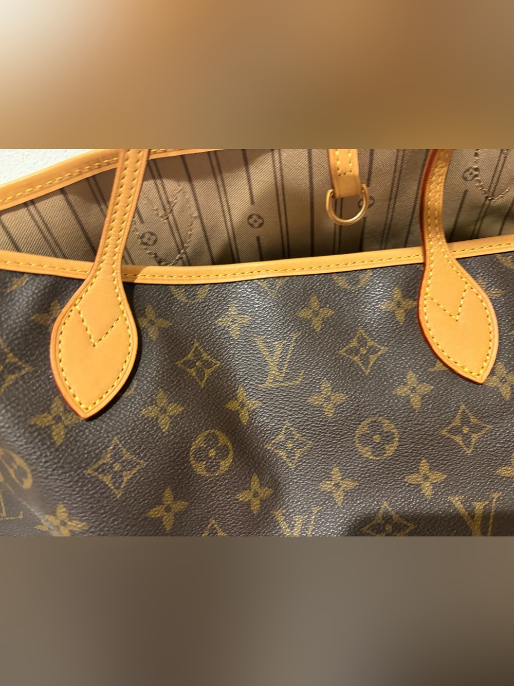 Louis Vuitton Brown Monogram Neverfull GM Tote - Picture 4 of 14